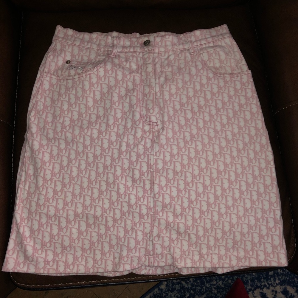 Christian Dior Monogram Skirt Vintage